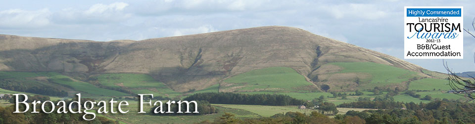 Broadgate Farm Bed and Breakfast and Caravan Site, in the Forest of Bowland, Lancashire