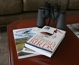 Bird watching guidebooks